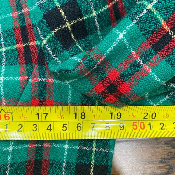 Vintage Pendleton Womens Green Red Christmas Plaid Wool Blazer Sport Jacket 6 - Picture 7 of 8